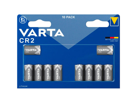 VARTA Lithium Photo Batteries CR2 CR15H270 3 Volt 10-Pack - 06206301461