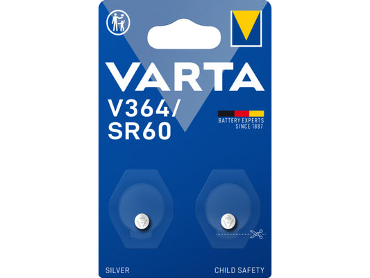 Varta Battery Silver Oxide Button Cell SR60 Battery 1.55V - 00364101402