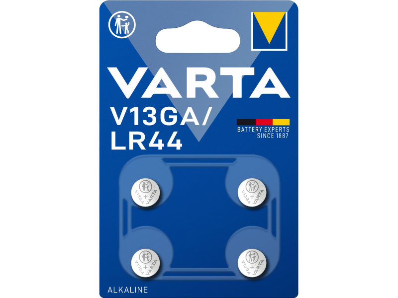 VARTA button cells V13GA/LR44 1.5 V 4 pieces - 04276101404
